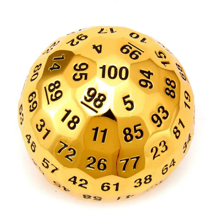 Titan's Fist Metal D100 - Shiny Gold