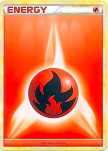 Fire Energy 2010 Unnumbered HGSS Style Non Holo