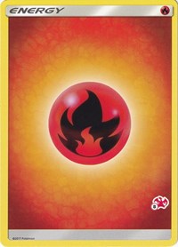 Fire Energy 8 Charizard Stamped