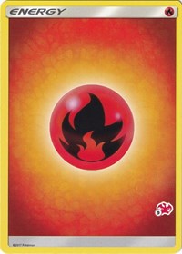 Fire Energy 9 Charizard Stamped