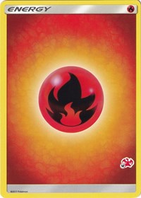 Fire Energy 12 Charizard Stamped