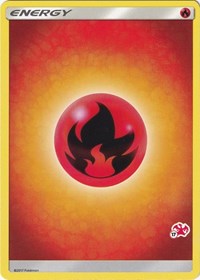 Fire Energy 17 Charizard Stamped
