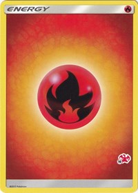 Fire Energy 19 Charizard Stamped