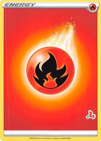 Fire Energy 2 Cinderace Stamped