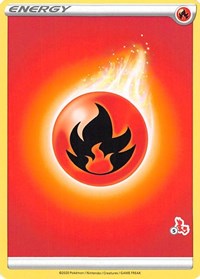 Fire Energy 5 Cinderace Stamped