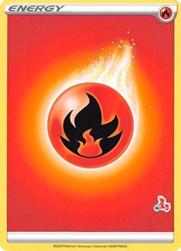 Fire Energy 10 Cinderace Stamped