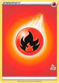 Fire Energy 11 Cinderace Stamped