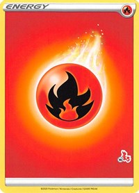 Fire Energy 16 Cinderace Stamped