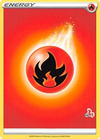 Fire Energy 20 Cinderace Stamped