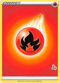 Fire Energy 22 Cinderace Stamped