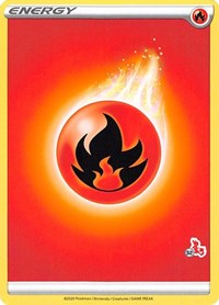 Fire Energy 32 Cinderace Stamped