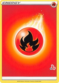 Fire Energy 38 Cinderace Stamped