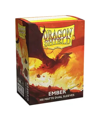 Standard Dragon Shield Dual Matte Sleeves – Ember (100ct)