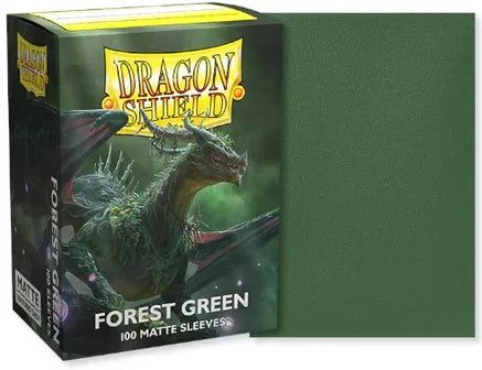 Standard Dragon Shield Matte Sleeves – Forest Green (100ct)