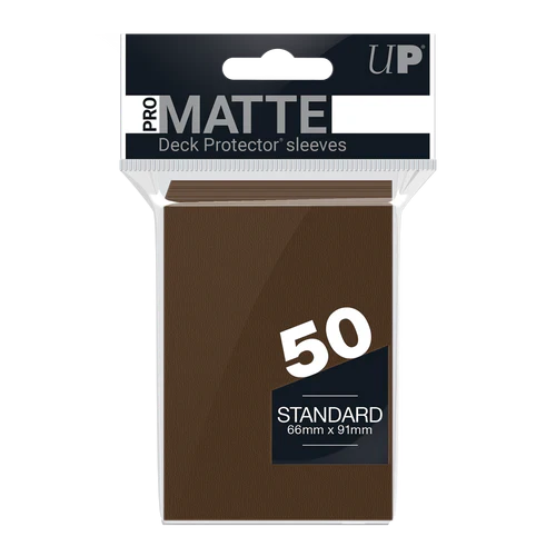 Standard Ultra PRO Pro-Matte Sleeves - Brown (50ct)