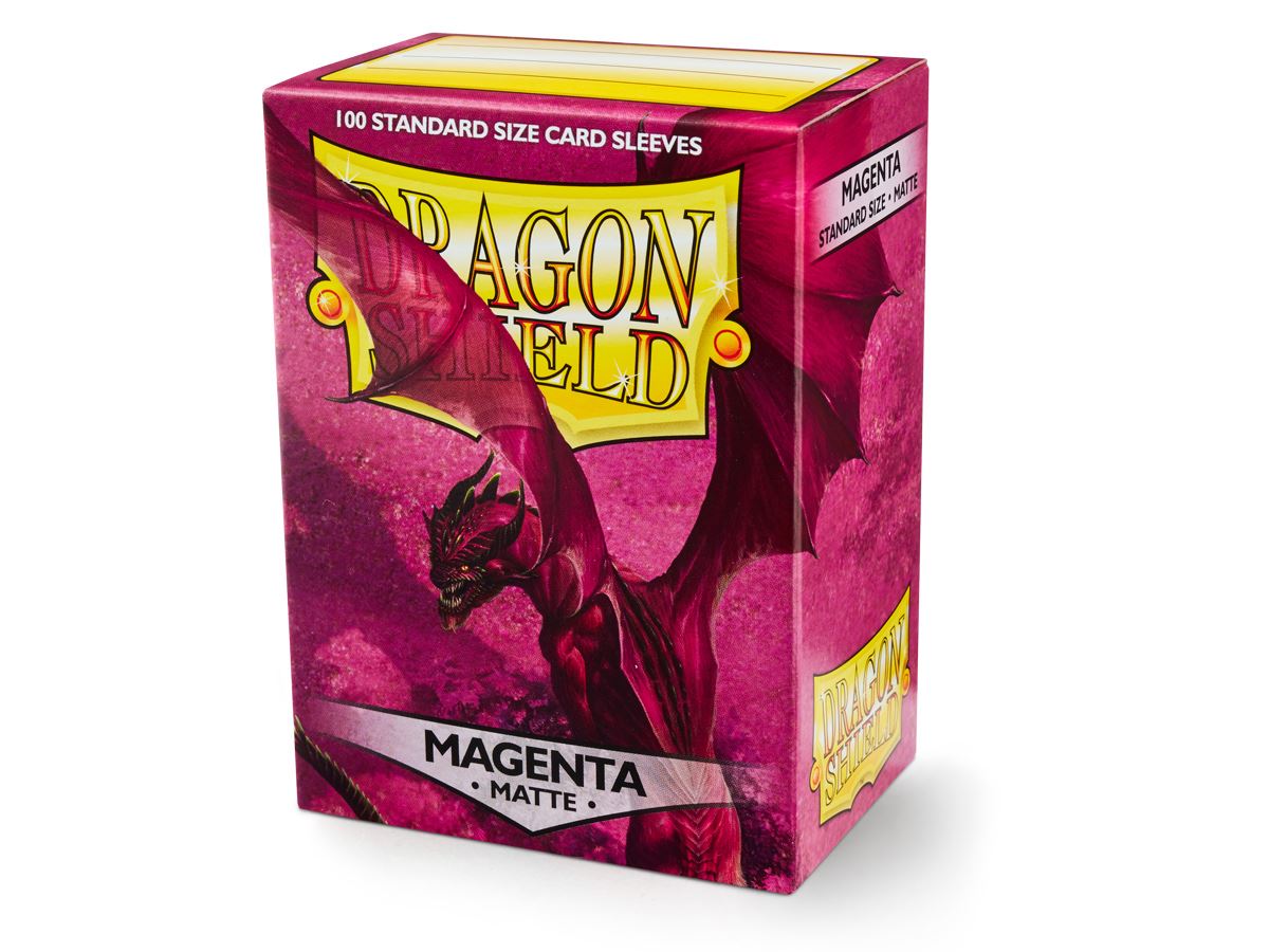 Standard Dragon Shield Matte Sleeves – Magenta (100ct)