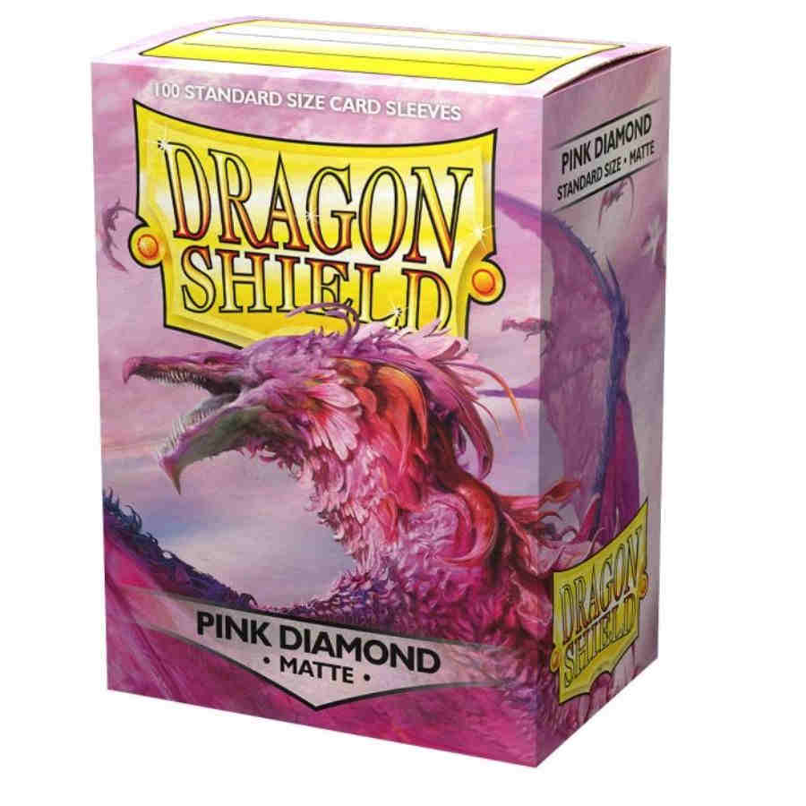Standard Dragon Shield Matte Sleeves – Pink Diamond (100ct)