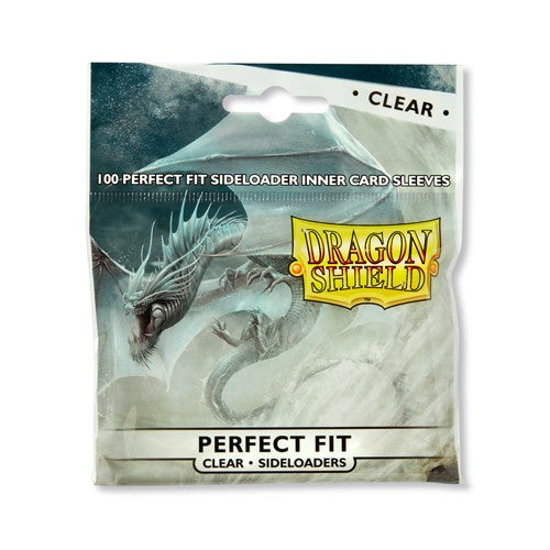 Standard Dragon Shield Perfect Fit Side Load Sleeves – Clear (100ct)