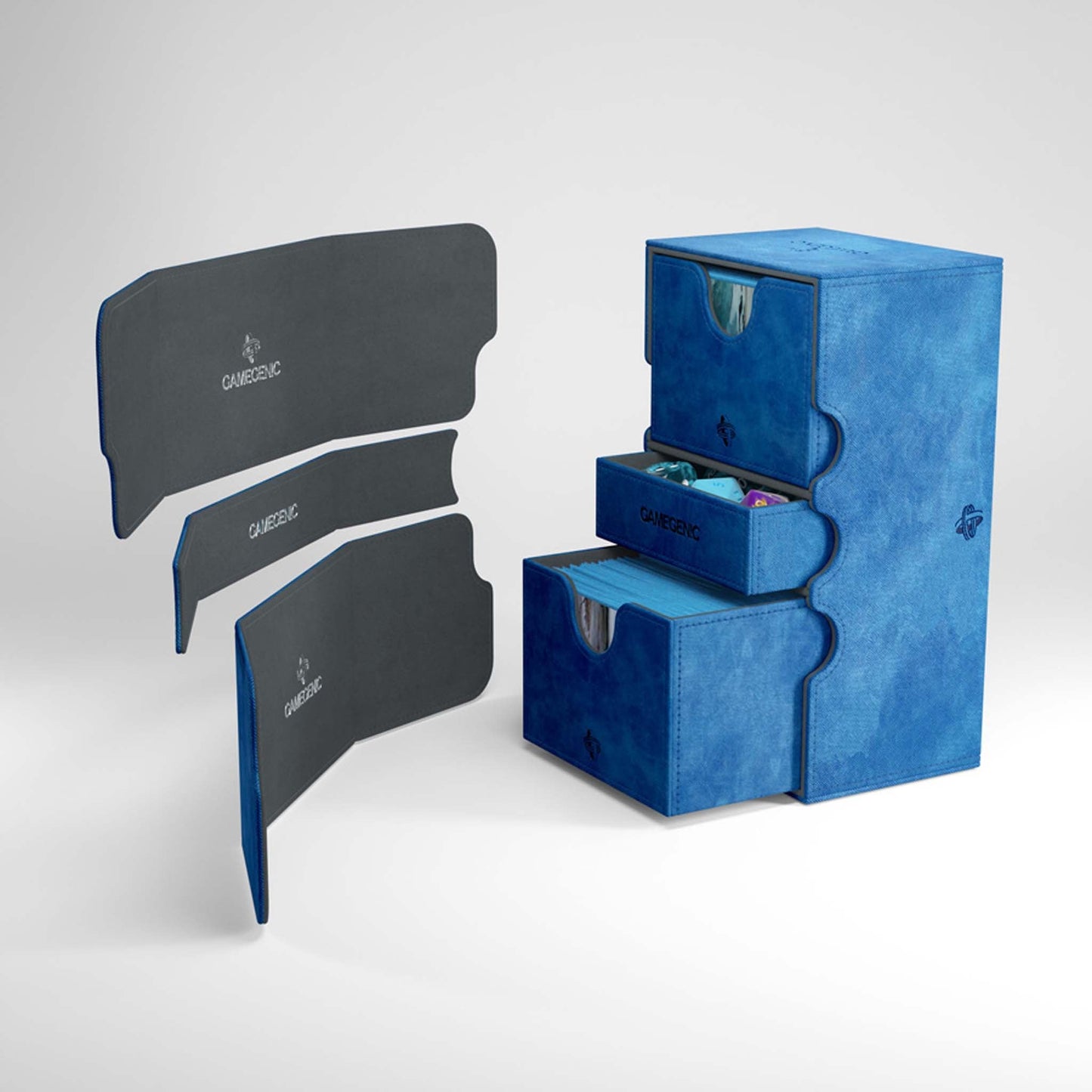 Gamegenic Stronghold 200+ XL Deck Box - Blue