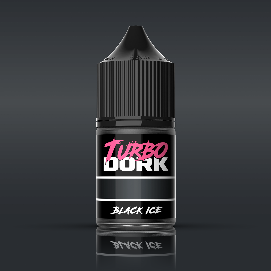 Turbo Dork Metallic Acrylic Paint - Black Ice