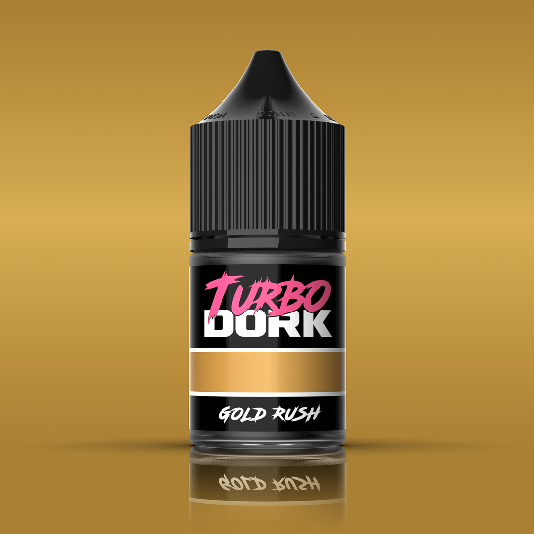 Turbo Dork Metallic Acrylic Paint - Gold Rush