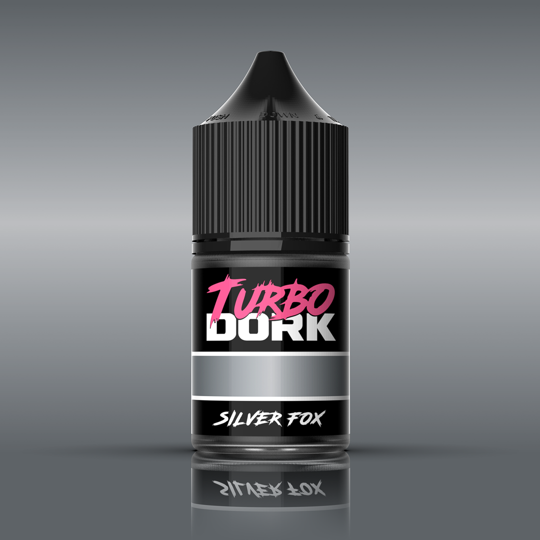 Turbo Dork Metallic Acrylic Paint - Silver Fox