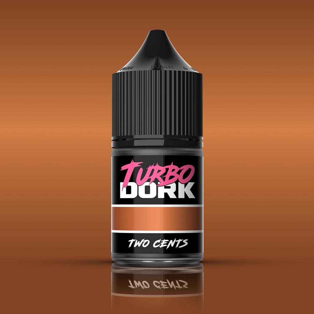 Turbo Dork Metallic Acrylic Paint - Two Cents