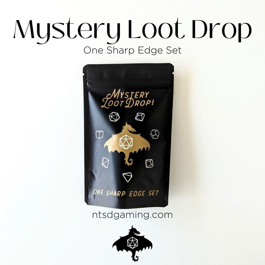 Mystery Loot Drop – Sharp Edge Resin Dice Set