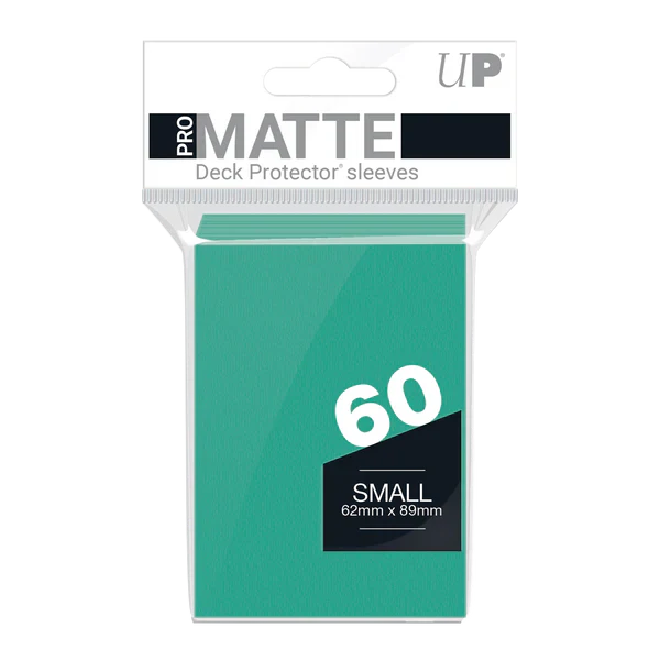 Small Ultra PRO Pro-Matte Sleeves - Aqua (60ct)