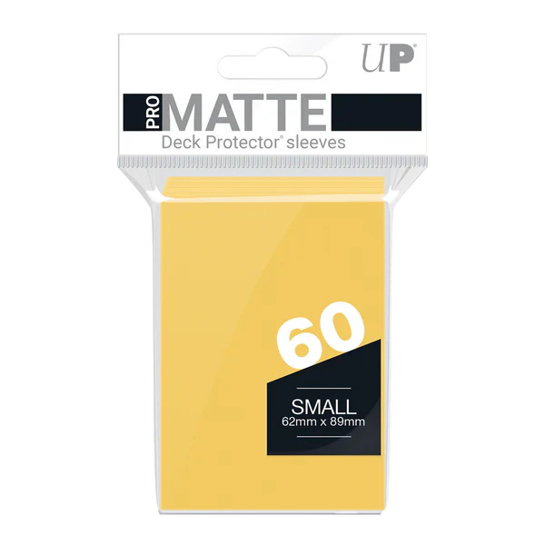 Small Ultra PRO Pro-Matte Sleeves - Yellow (60ct)