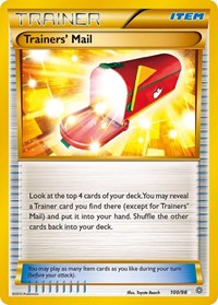 Trainers' Mail (Secret) (100/98) [XY - Ancient Origins]