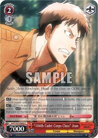 "104th Cadet Corps Class" Jean [Attack on Titan]