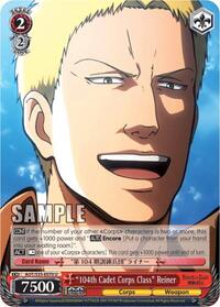 "104th Cadet Corps Class" Reiner [Attack on Titan]
