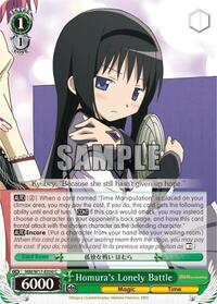 Homura's Lonely Battle [Puella Magi Madoka Magica]