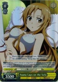 Asuna Lays on the Sofa (SR) [Sword Art Online]