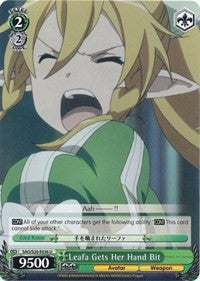 Leafa Gets Her Hand Bit [Sword Art Online]