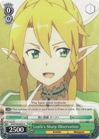 Leafa's Sharp Observation [Sword Art Online]
