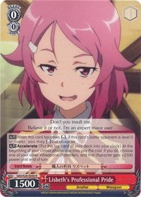 Lisbeth's Professional Pride [Sword Art Online]