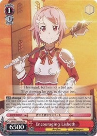 Encouraging Lisbeth [Sword Art Online]