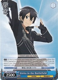 Kirito in the Battlefield [Sword Art Online]