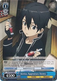 Kirito Appraises Items [Sword Art Online]