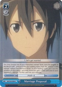 Marriage Proposal [Sword Art Online]