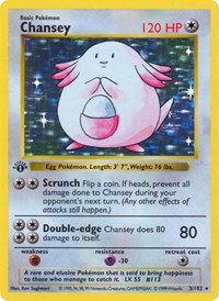 Chansey (003/102) [Base Set (Shadowless)]