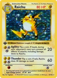 Raichu (014/102) [Base Set (Shadowless)]