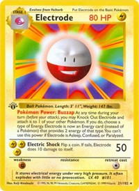 Electrode (021/102) [Base Set (Shadowless)]