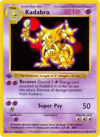 Kadabra (032/102) [Base Set (Shadowless)]