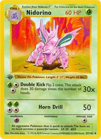Nidorino (037/102) [Base Set (Shadowless)]