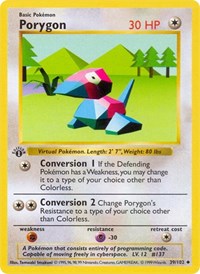 Porygon (039/102) [Base Set (Shadowless)]
