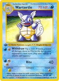 Wartortle (042/102) [Base Set (Shadowless)]
