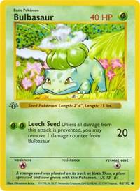 Bulbasaur (044/102) [Base Set (Shadowless)]